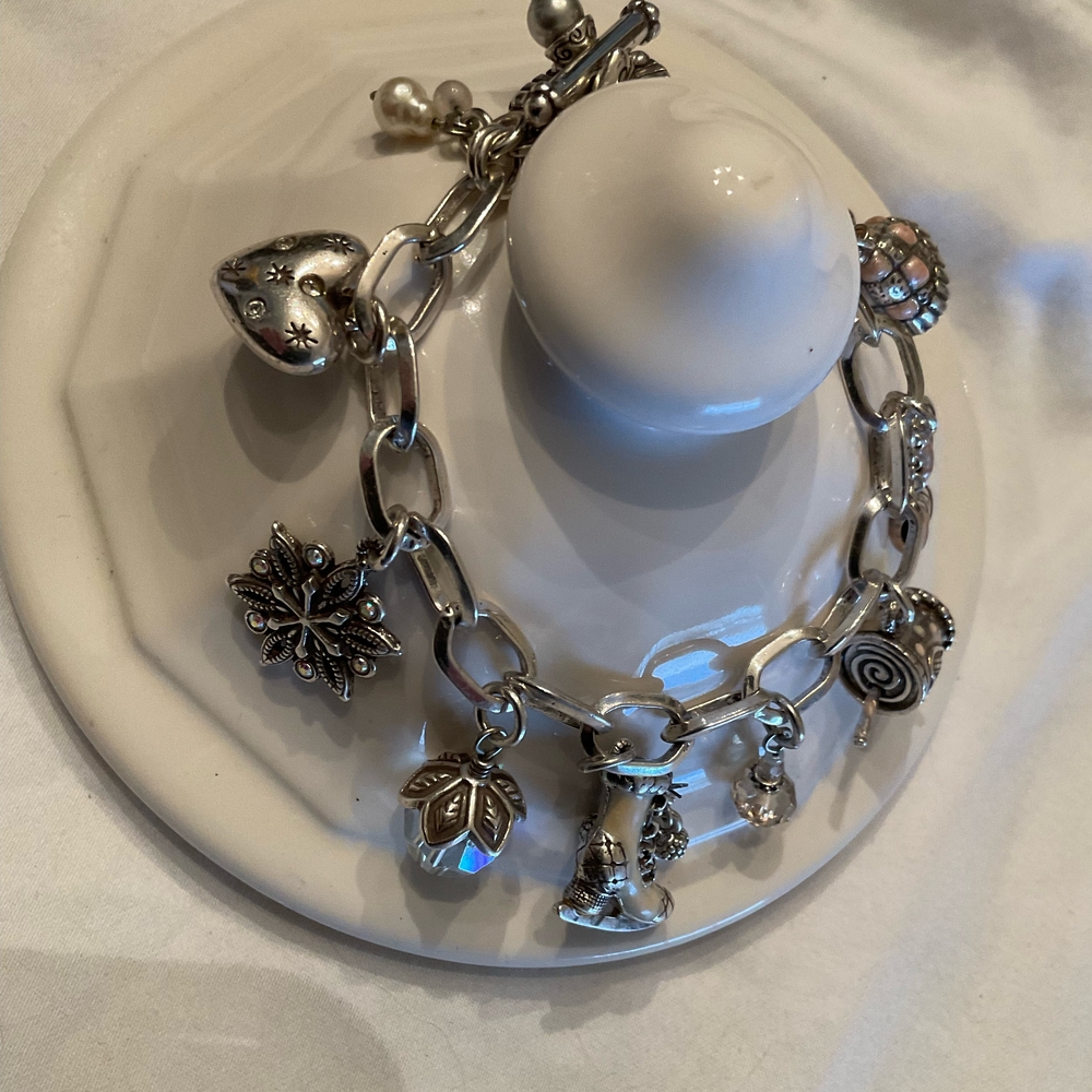 Brighton Winter Wonderland Silver Charm Bracelet - Picture 4 of 5